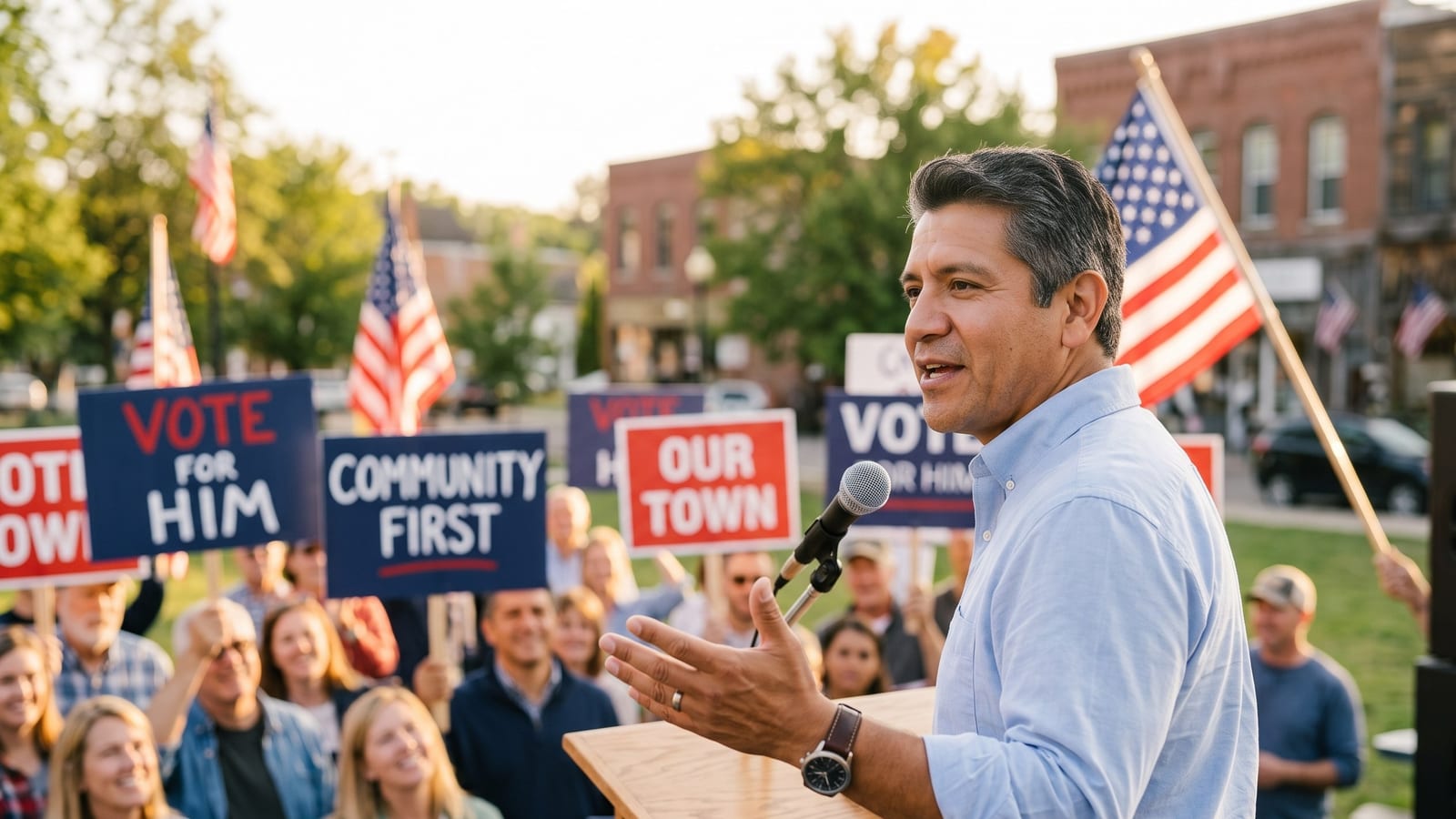 Speaking at the Hamilton County kickoff rally