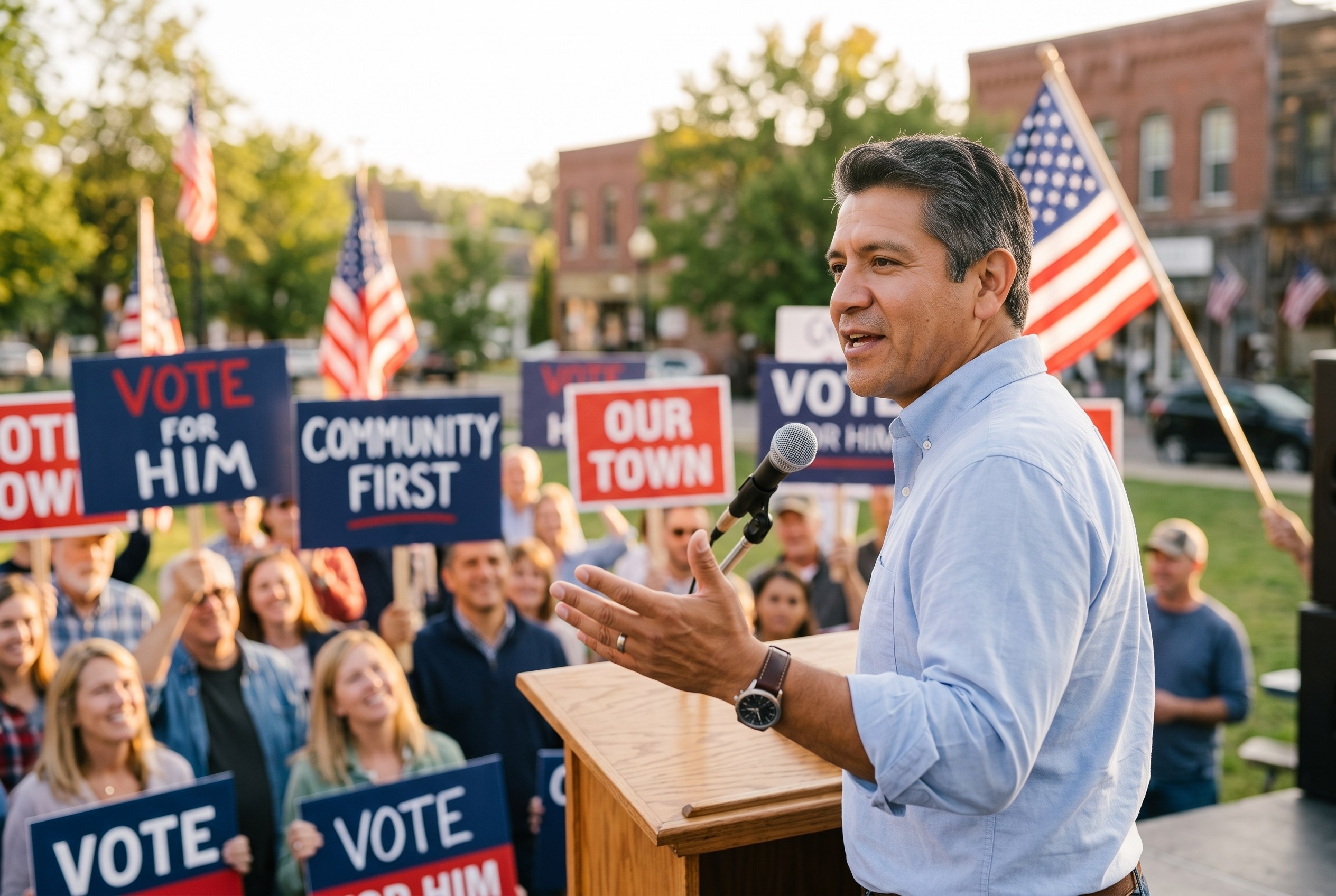 Speaking at the Hamilton County kickoff rally